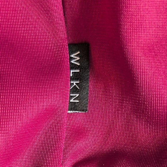 WLKN Burgundy Oversized Hoodie with Embroidered Logo – Size XS #132 - Picture 7 of 7